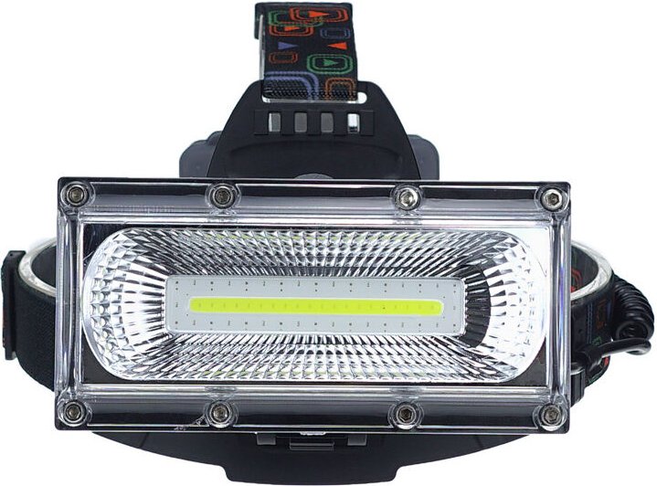 Stirnlampe, LED-COB-wiederaufladbare Stirnlampe mit hoher Helligkeit, wasserdichte Arbeitsleuchte für Camping, Angeln, W...