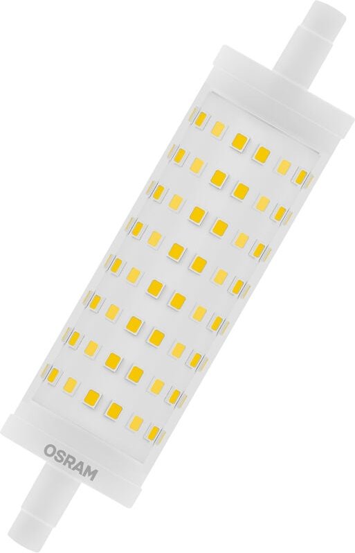 Osram - Dimmbare led Stablampe mit R7s Sockel, LED-Röhre mit 15W, Ersatz für 125W-Glühbirne, Warmweiss (2700K)