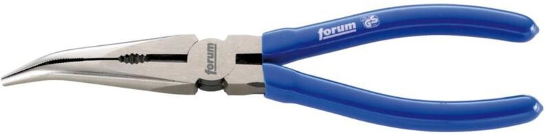 Flachrundzange gebogen 200 mm Forum
