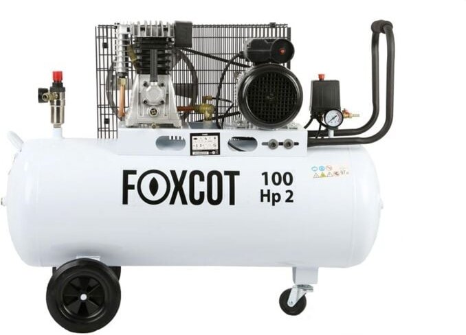 Foxcot - Kompressor 100-Liter 10 bar FL100 - 5 Werkzeuge enthalten
