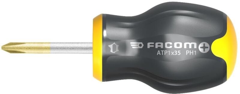 Protwist-Schraubendreher für Kreuzschlitzschrauben Phillips ph 2x35 – Facom kurze Klinge – ATP2X35