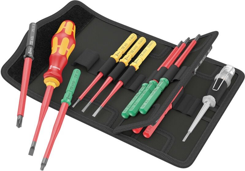 Kraftform Kompakt vde 16 extra slim 1 Elektriker Wechselklingen-Set - Wera