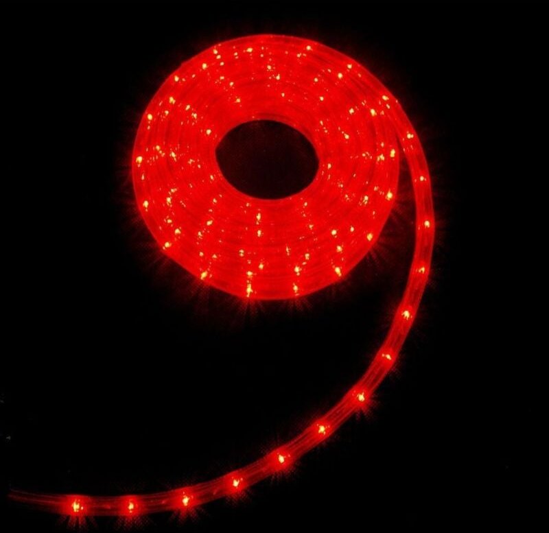 TrendLine LED Lichtschlauch 25m rot Lichterkette Leuchten Dekoration