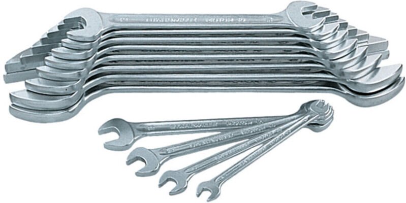 Thumbnail - Doppelmaulschlüssel-Satz, 10-teilig - Stahlwille