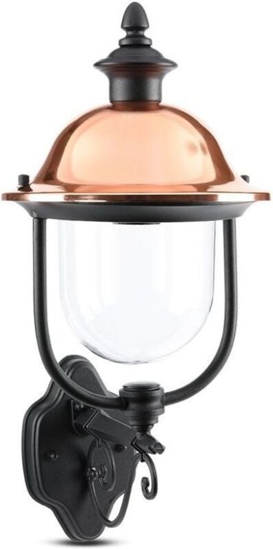 V-TAC VT-853 Garden Wall Lamp Facing Up IP44 Grafite matt schwarz Halter E27 - sku 7532