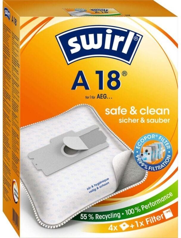 A18 Staubsaugerbeutel 4 St. - Swirl