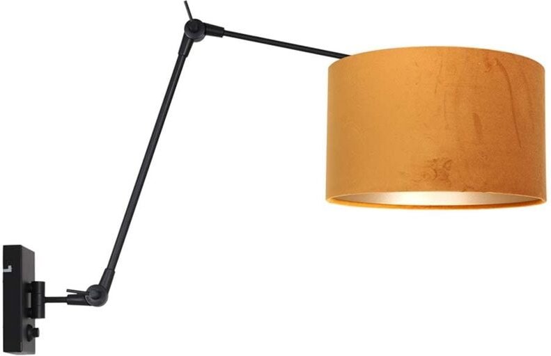 Wandleuchte - Prestige Chic - schwarz - metall - - Steinhauer