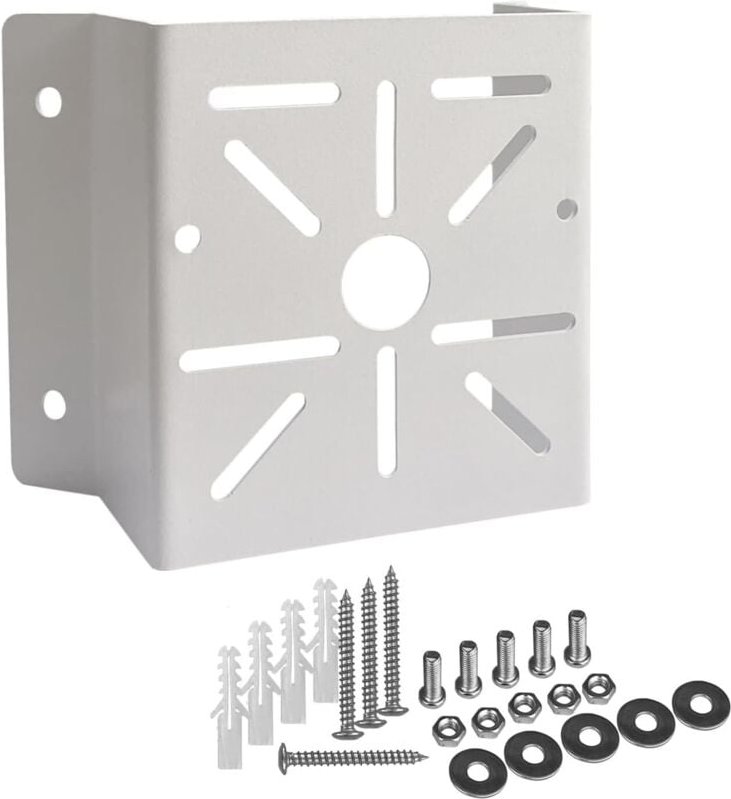 Universelle Eckhalterung für Überwachungskameras, starke Metall-Eckwandhalterung, geeignet für CCTV-Kameras, Wand-/Bühne...