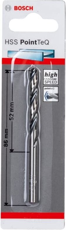 Thumbnail - Bosch Accessories 2608577167 HSS Metall-Spiralbohrer 6 mm Gesamtlänge 93 mm DIN 338 Zylinderschaft