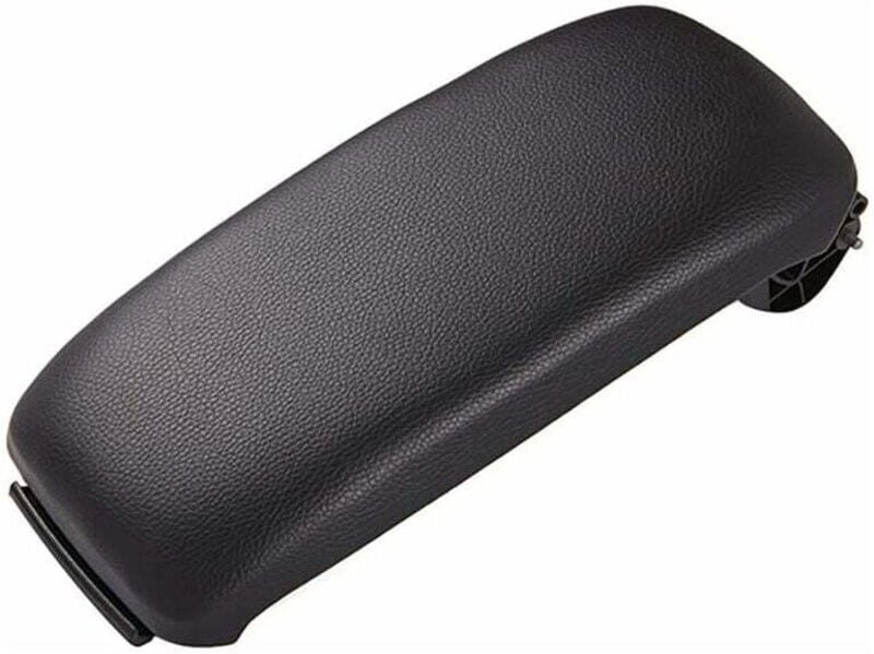 ZVD-Mittelarmlehnenabdeckung mit Grundplatte, für A3 8P / A5 2003-2013, schwarzes Leder, OE: 8P0864245P