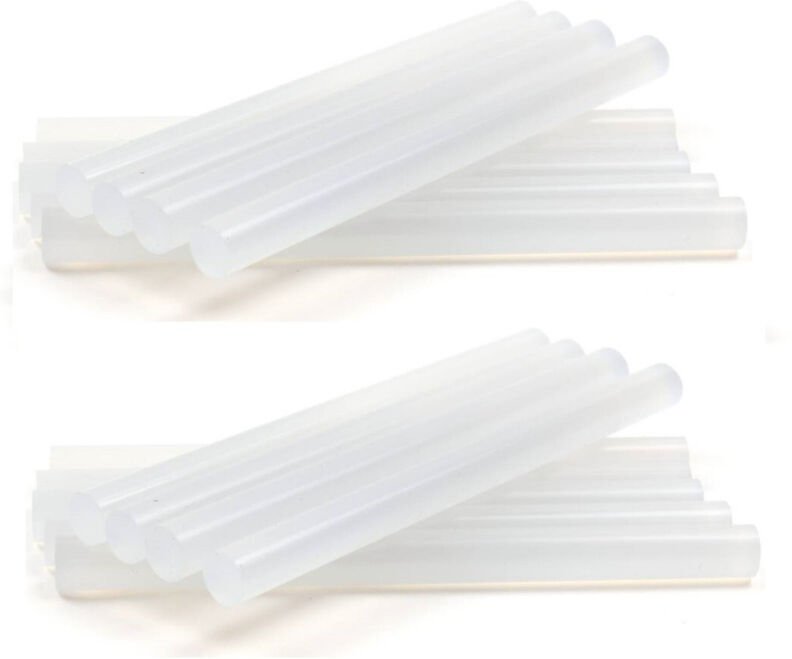 Trade Shop Traesio - Trade Shop - 24 Stück Heißklebe-Nachfüllsticks 7 mm Schmelzklebepistole -