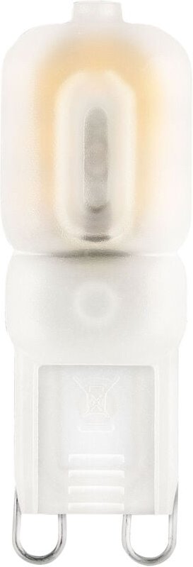 G9 LED-Glühbirne, flach, matt, 3 W, warm