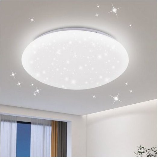 Gbly - Deckenlampe led Deckenleuchte Schlafzimmer - Küchenlampe Decke Kinderzimmerlampe Sternhimmel Ø25cm Neutralweiß 12...
