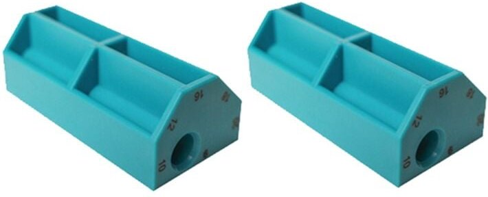 2 Stück 6/10/12/16/18/20 mm Parallelanreißer mit Mehreren Rändern, Markierungslehre für Garderobenbretter, Zimmerei-Layo...