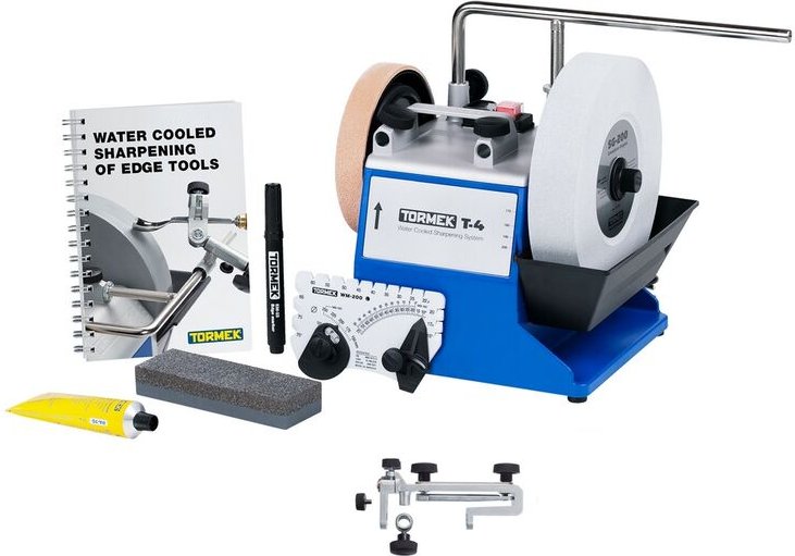 T4 Nassschleifmaschine Schärfsystem + Schneidvorrichtung SE-77 - Tormek