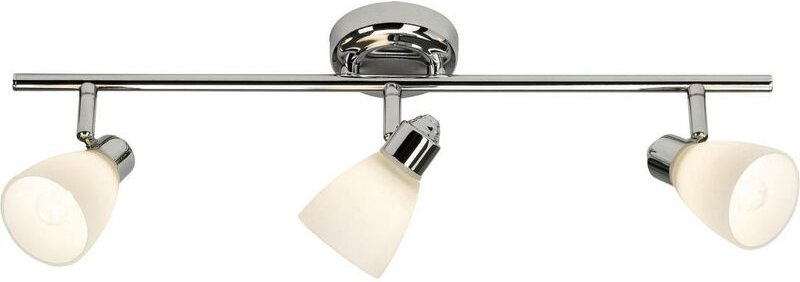 Brilliant - Lampe Kensington Spotrohr 3flg chrom/weiß 3x QT14, G9, 28W, geeignet für Stiftsockellampen (nicht enthalten)...