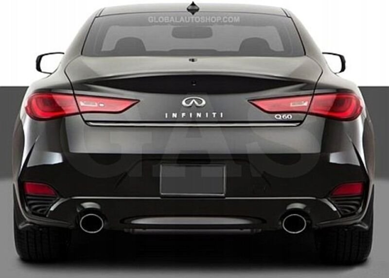 Infiniti Q60 – CHROMVERKLEIDUNG Chrom-Heckklappe