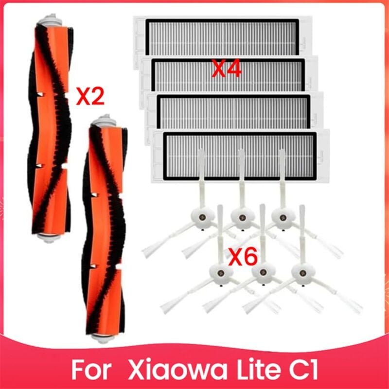 Thumbnail - Zubehör für Xiaowa Lite C1 Roboter-Staubsauger, Hauptseitenbürste, Hepa-Filter, Ersatzteile