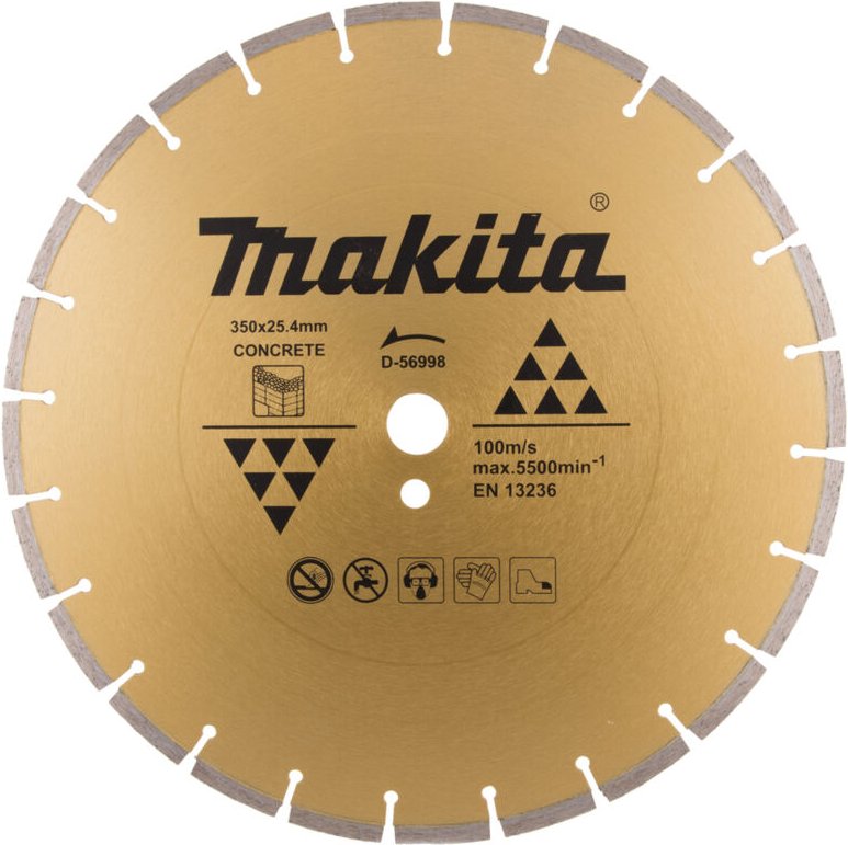 Zubehör - Diamanttrennscheibe für Beton 350x25,4 mm D-56998 - Makita