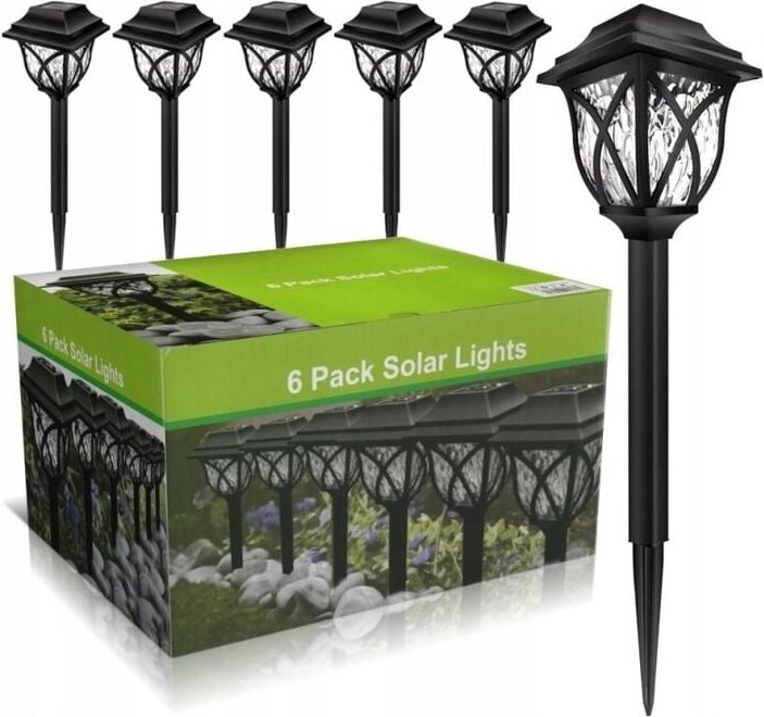 LED Laternen gestanzt Lampe Stehlampe Gartenbeleuchtung 6er Set 43cm