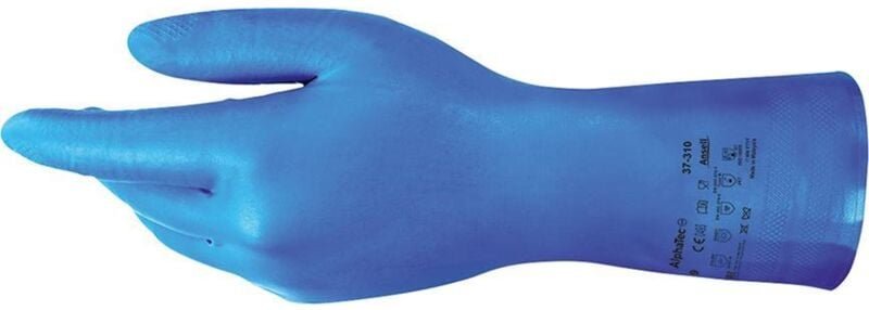 Thumbnail - 37310090 AlphaTec® Chemiekalienhandschuh Größe (Handschuhe): 9 en 388:2016, en 374-5, en 214 - Ansell