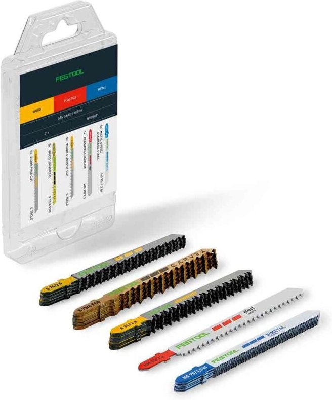 Thumbnail - Stichsägeblatt-Set STS-Sort/21 w/p/m - Festool