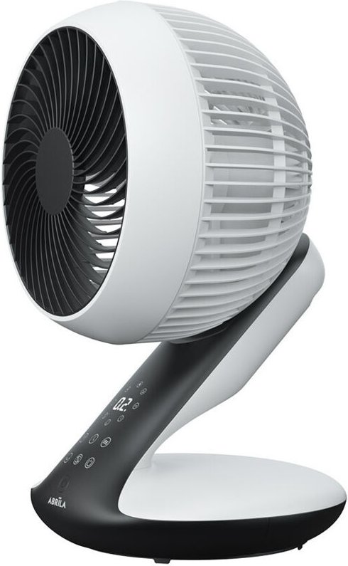 Fabrilamp - Ventilator dc miera Tischventilator schwarz/weiß 20w 8vel 3d.remote oscillation,timer 40,5x25,4x23,3cm