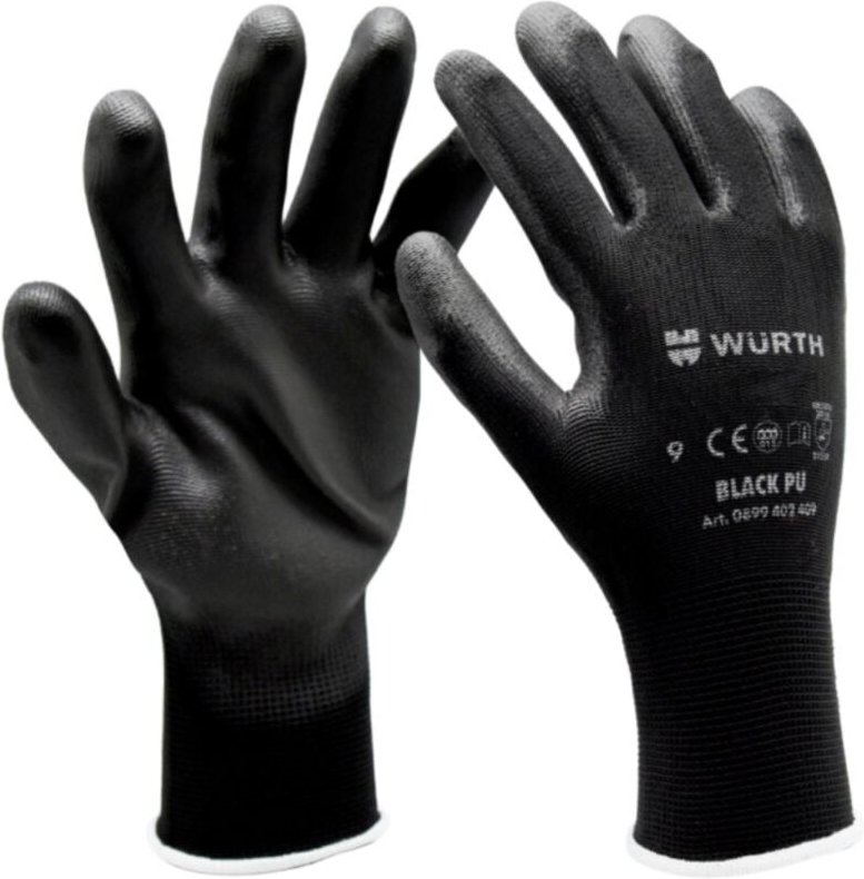 RED LINE Schutzhandschuhe, schwarz, Größe 10