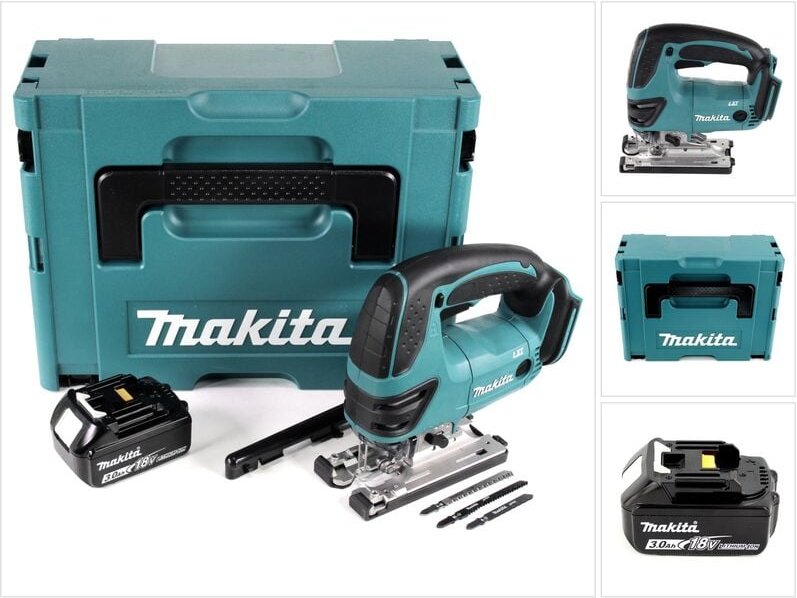 Djv 180 F1J Akku Stichsäge 18V + 1x Akku 3,0Ah + Makpac - ohne Ladegerät - Makita