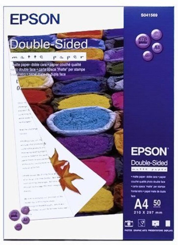 Epson EPSON C13S041569 A4 Premium Matt Photo Papier doppelseitig 50Blatt 178g/qm (C13S041569)