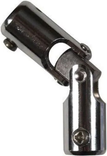 Knieschutz, Rollladengelenk, für 7-mm-Sechskantstange und 12-mm-Stange, verchromter Stahl