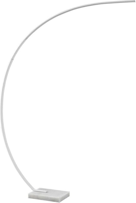 Stehlampe (Bogenleuchte) 'Kendra' aus Metall dimmbar für Wohnzimmer & Esszimmer von Lindby