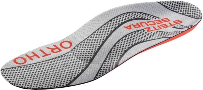 Steitz Secura - Einlegesohlen grau/rot Ortho-Soft esd high, EU-Schuhgröße: 39