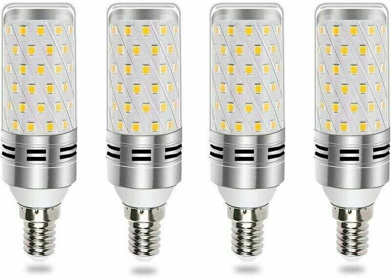 E14 LED 16 W Kaltweiß-Glühbirne – entspricht 100–120 W Halogenglühbirne, strahlt 1600 lm mit 360°-Licht aus, geeignet fü...