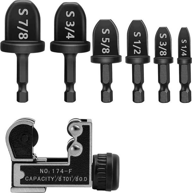 HVAC-Reparaturwerkzeuge, Kupferrohr-Presswerkzeug für Klimaanlagen mit Expanderbohrer, Rohrschneider