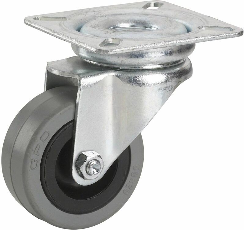 Thumbnail - Lenkrolle 50 x 20 x 73 mm, Tragkr. 45kg Möbelrollen