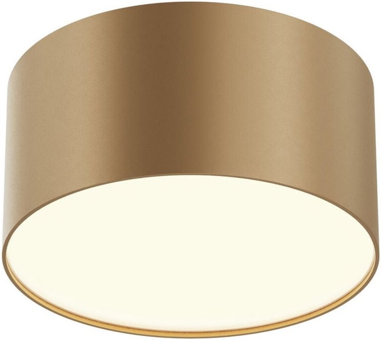 Maytoni Zon Aufbau-Downlight Mattgold 3000K 600lm