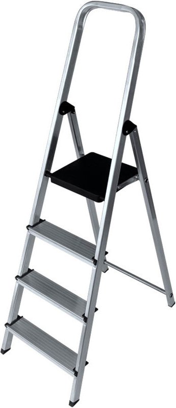 EDM - Aluminium-Wohnraumtreppe 4 Stufen