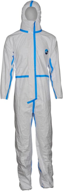 Thumbnail - Schutzoverall Typ 4/5/6 Tyvek 600 Plus, weiß, Unisex-Größe: 2XL - Dupont