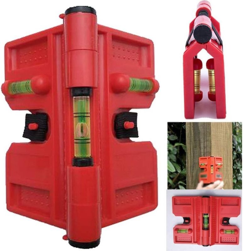 Ugreat - Wasserwaage, Nivelliergerät mit einstellbarem Winkel, 188 x 134 mm