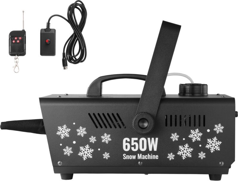 Machine à neige 650 w, réservoir de 1 l pour des effets de neige enchanteurs - Mophorn