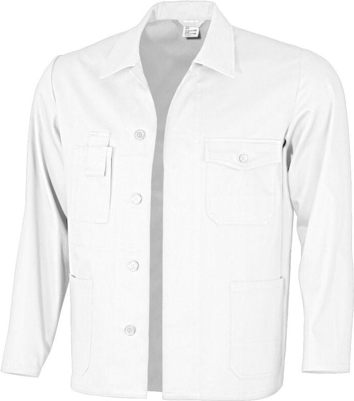 Qualitex Arbeitsjacke "basic", Größe: 66, Farbe: weiß