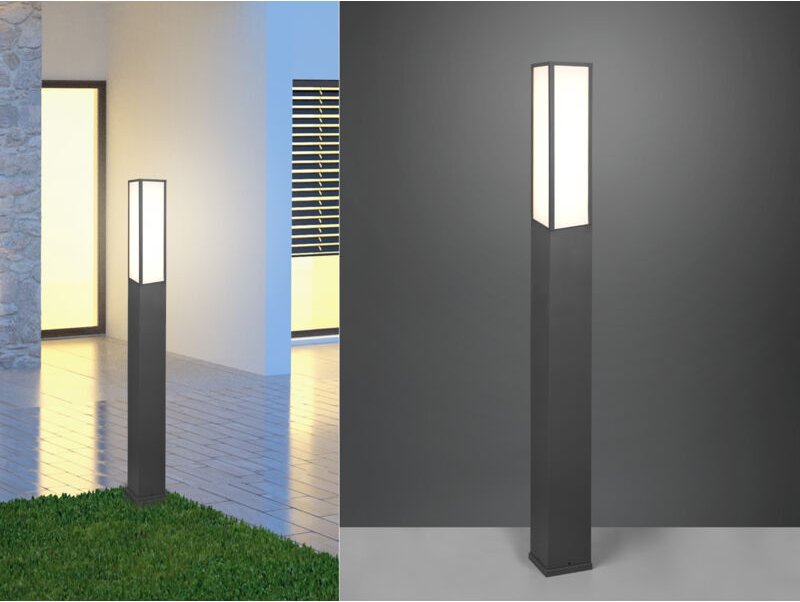 Trio Lighting - Große led Wegeleuchte fuerte in Anthrazit, IP54, Höhe 155cm
