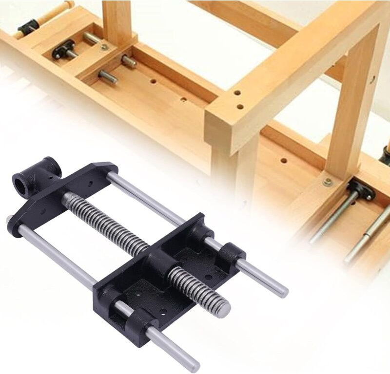 Vorderzange 7''/180mm Holzschraubstock, Spannzange für Hobelbank, Heavy Duty Tischklemme, für Heimwerker bei der Holzbea...