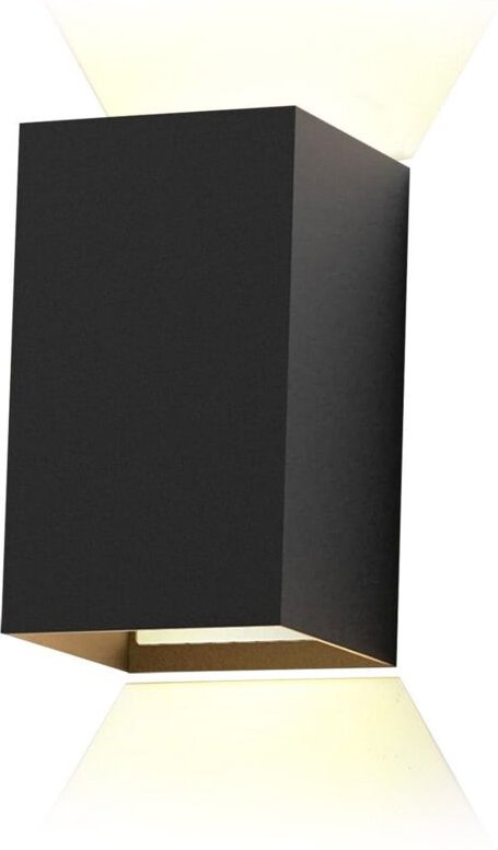 Led Wandleuchte Innen Wandlampe - Außenwandleuchten Schwarz Wandbeleuchtung Aussen Aussenlampe 5W Außenlampe Up Down Wan...