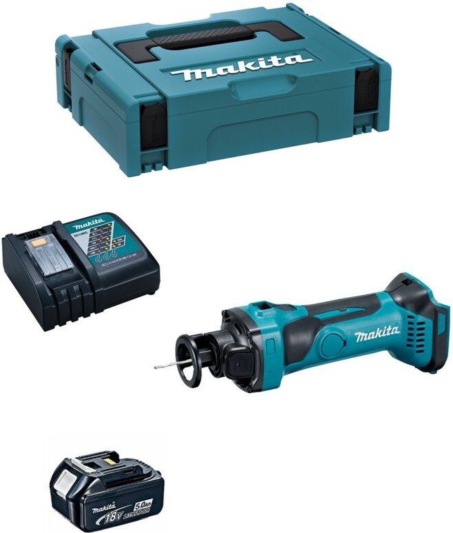 Rotationsschneider MAKITA DCO180RTJ1 (1 x 5,0 Ah + DC18RC + MAKPAC 1)