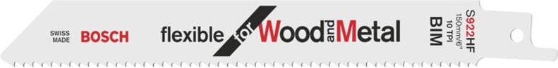 Säbelsägeblatt 100 Stück, Flexible for Wood, s 922 hf - Bosch