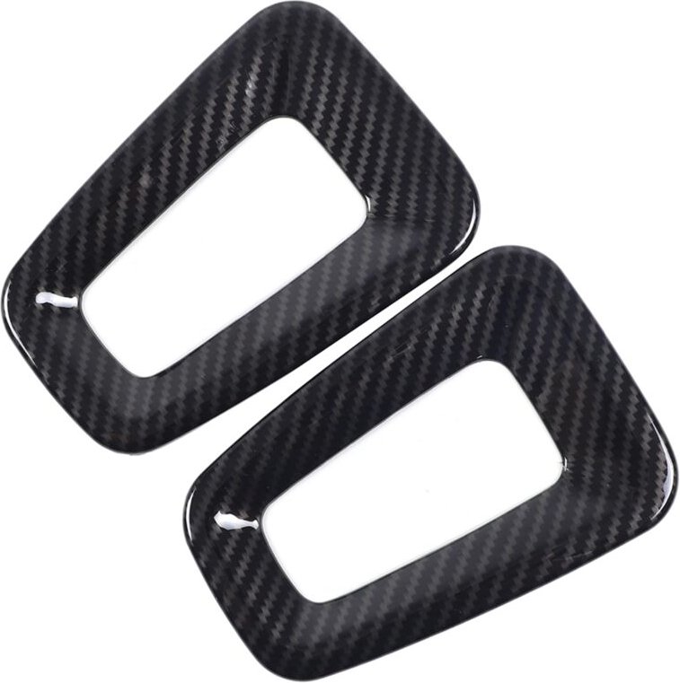 Tlily - Für R1T R1S 2022 2023 2024 Sitz Haken Abdeckung Dekorative Panel Rahmen Trim Carbon Faser