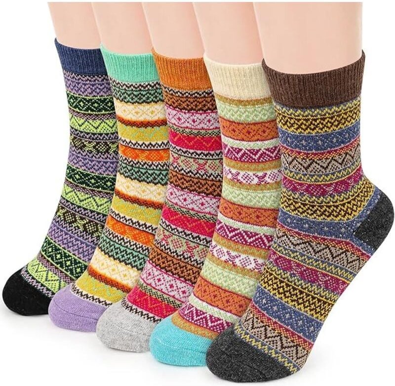 5 warm - strümpfe, wollsocken, strümpfe, strickstrümpfe, strickstrümpfe, strickstrümpfe, die die eigene atemfarbe haben ...