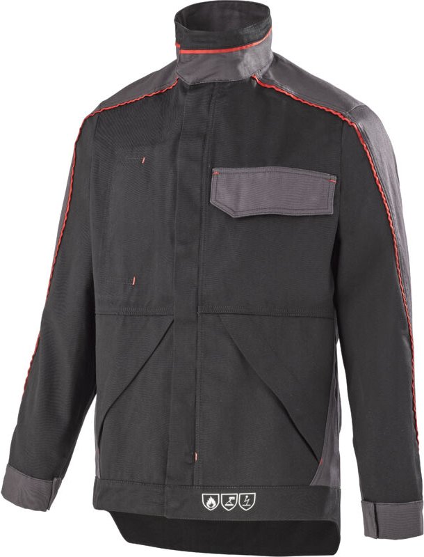 KONEKT 1 Jacke Schwarz/Grafit M